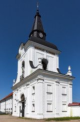 Bell tower , and gate. Order of the Annunciation in Poland