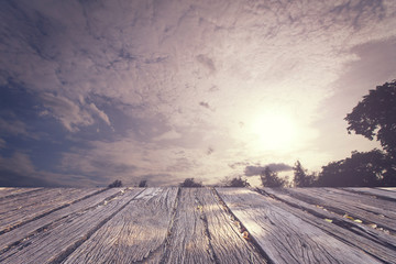 The background retouch vintage style in park