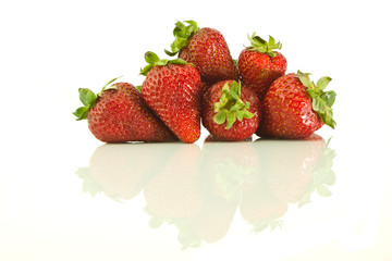 Strawberry on a white background
