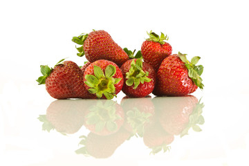 Strawberry on a white background