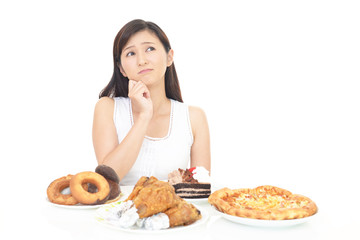 ダイエット中の女性