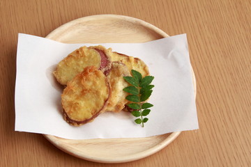 サツマイモの天婦羅