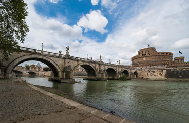 Obraz premium Rome, the capital of Italy - Castel Sant'ngelo