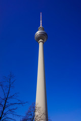 Obraz premium TV Tower of Berlin, Germany. (Fersehturm)