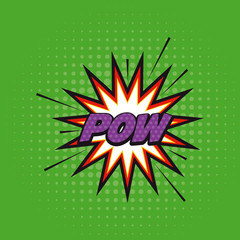 Isolated comic expression