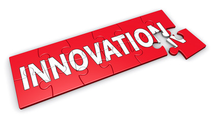 Business Innovation Puzzle Concept
