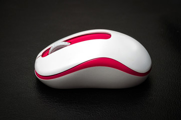 computer mouse on dark background