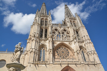 Fototapeta na wymiar Catedral gótica de Burgos
