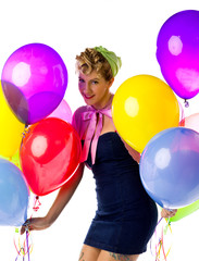 happy birthday pin-up girl