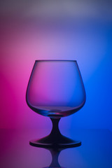 Glass in bicolor light