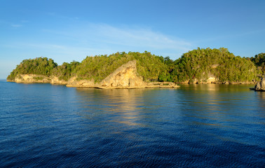 Fototapeta na wymiar View of Kadidiri island. Togean Islands