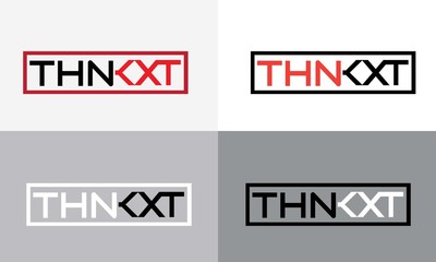 think vector logo and sticker