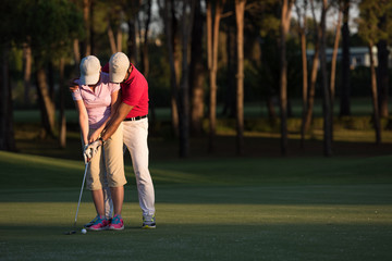 Obraz premium golf instructions