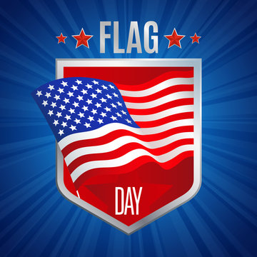 flag day card