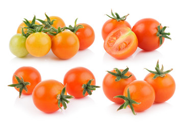 tomato on white background