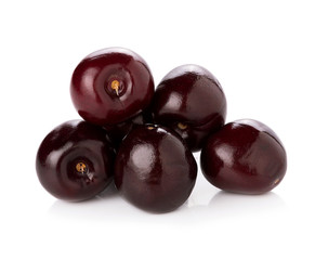Cherry isolated on white background