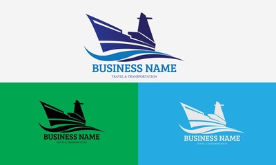 transportation vector logo and travel