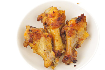 Grilled chicken leg