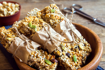 homemade granola bars