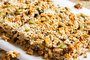 homemade granola bars