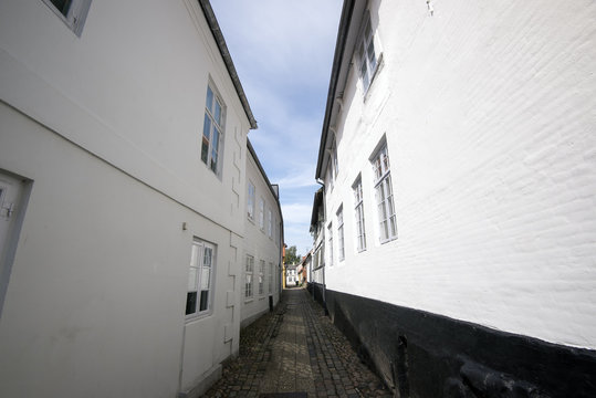 Narrow street in Assens