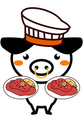 イタリア料理と動物シリーズ