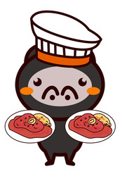 イタリア料理と動物シリーズ