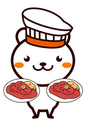 イタリア料理と動物シリーズ