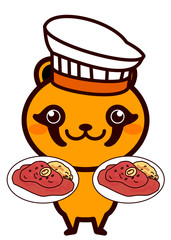 イタリア料理と動物シリーズ