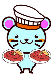 イタリア料理と動物シリーズ