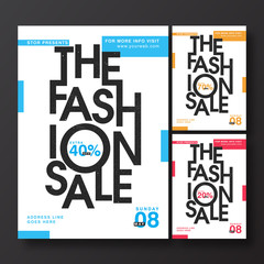 Fashion Sale Poster, Banner or Flyer design.