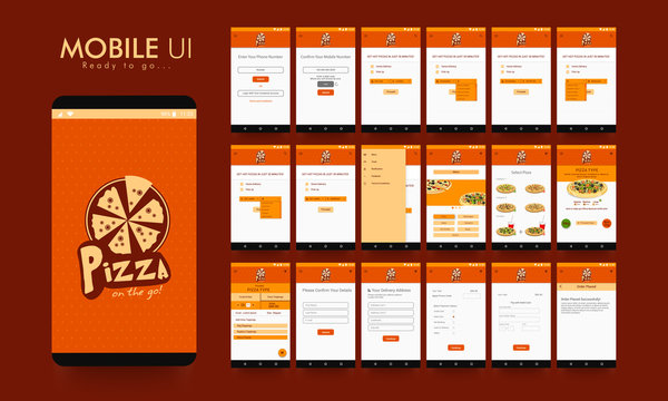 Material Design UI, UX and GUI for Food Mobile Apps.