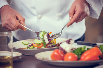 Cooking salad