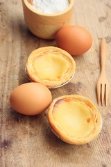 egg tart with tasty