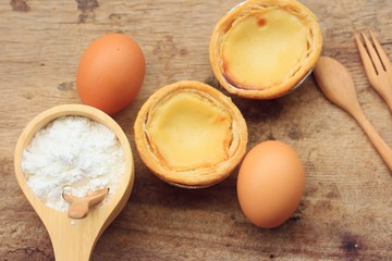 egg tart with tasty