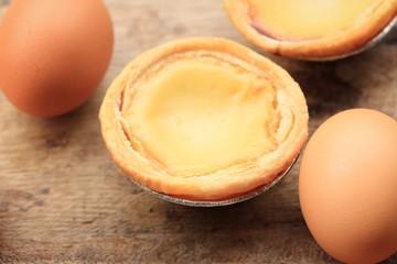 egg tart with tasty