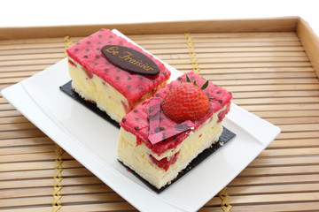 2 gâteaux fraisier