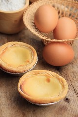 egg tart with tasty