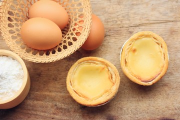 egg tart with tasty