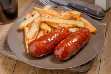 Iberian grilled sausages