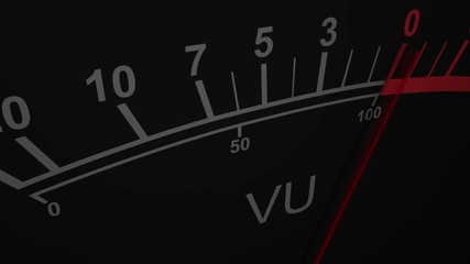 Volume Unit Meter Black