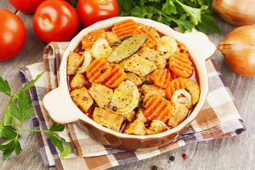Meat stew with vegetables