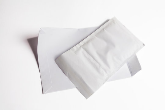 White envelope business isolated background.