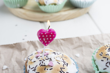 cupcakes with decorations for special day