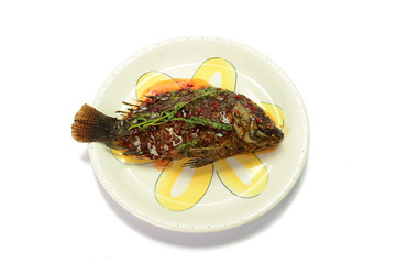 Fried Fish with Chili Sauce