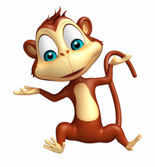 Fototapeta premium funny Monkey cartoon character
