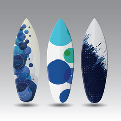 Vector Surfboard Design Templates