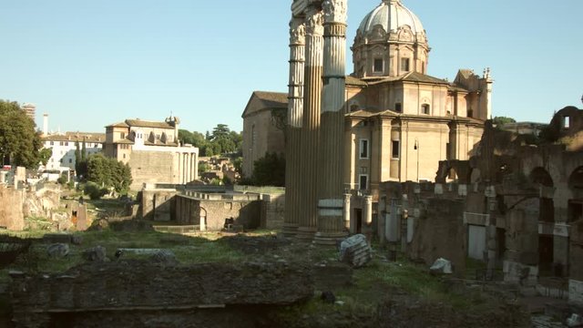 Foro Romano a Roma, Italia, Europa