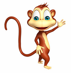pointing Monkey cartoon character