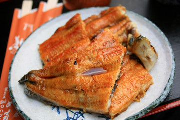 Grilled eel with sweet sauce
